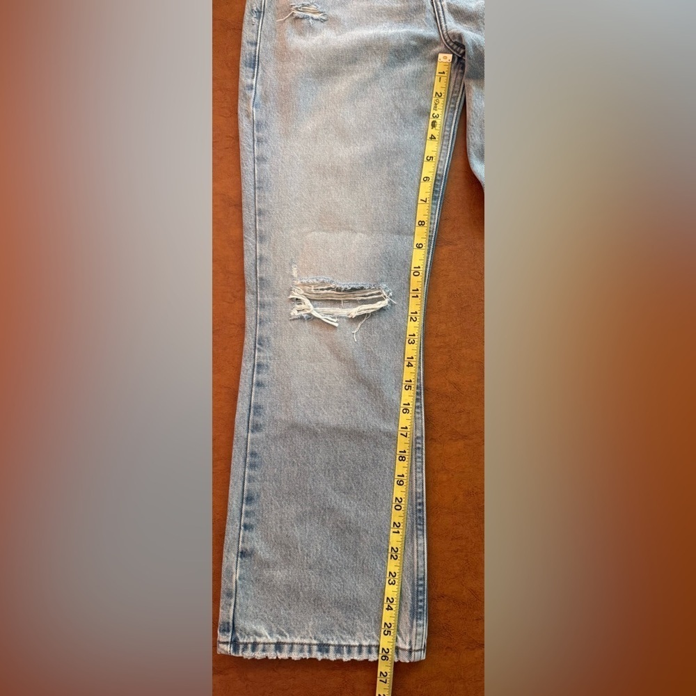 FRAME Le High n Tight Cropped Distressed Bootcut Jeans NWT Size 25 | $448 Retail - Picture 6 of 9